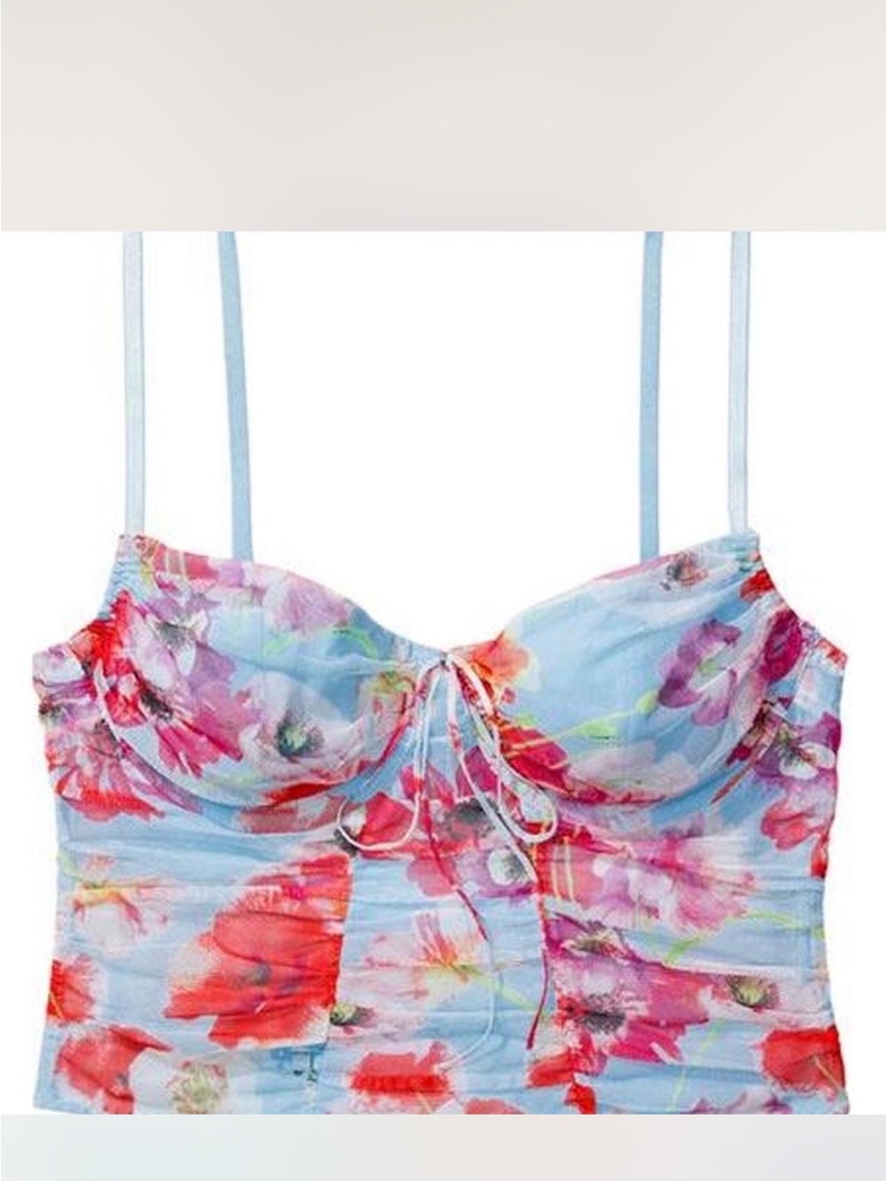 Victoria's Secret Spring 2022 Collection Mesh Corset Top